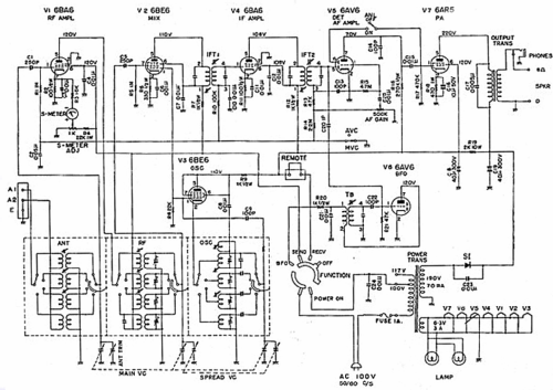 JR-200 Amateur-R Kenwood, Trio-Kenwood Inc.; Komagane, build 1966 ...