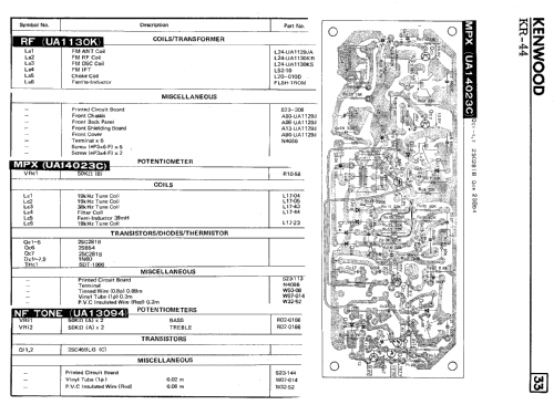 KR-44 ; Kenwood, Trio- (ID = 2580203) Radio