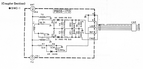 SWR/Power Meter SW-200; Kenwood, Trio- (ID = 925680) Equipment