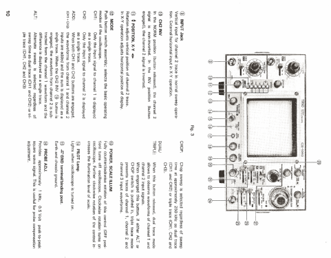 Triple Trace Oscilloscope CS-1060; Kenwood, Trio- (ID = 660903) Equipment