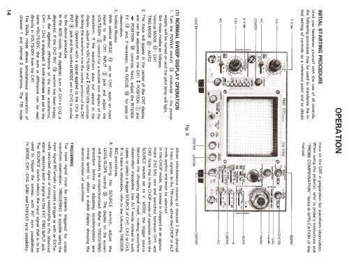 Triple Trace Oscilloscope CS-1060; Kenwood, Trio- (ID = 660907) Equipment