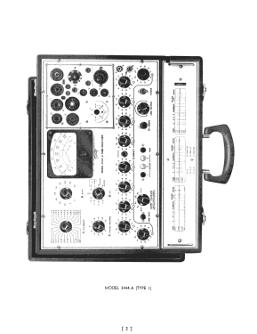 Tube Analyzer 3444-A; Triplett Electrical (ID = 2956635) Ausrüstung