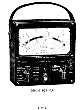 Volt-Ohm-Meter 625-NA; Triplett Electrical (ID = 3022199) Ausrüstung