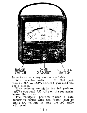 Volt-Ohm-Meter 625-NA; Triplett Electrical (ID = 3022202) Ausrüstung