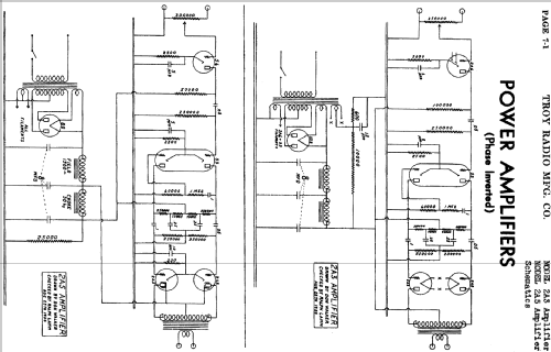 Amplifier 2A3 ; Troy Radio Mfg. Co. (ID = 465078) Ampl/Mixer