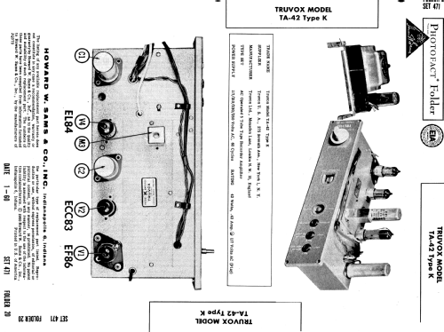 TA-42; Truvox Ltd.; London (ID = 551464) Ampl/Mixer