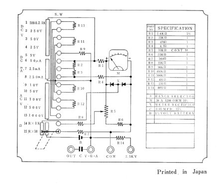 Analog Multimeter C1023; TTC Quality (ID = 1657697) Equipment