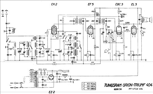 Orion-Triumf 404; Tungsram uc. spol., (ID = 95403) Radio