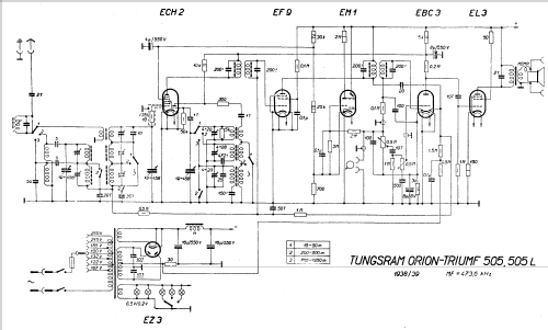 Orion-Triumf 505; Tungsram uc. spol., (ID = 95405) Radio