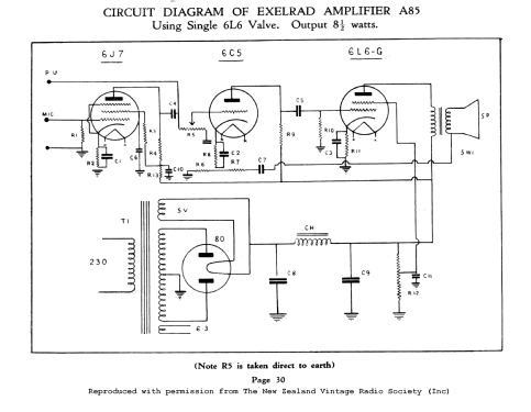 Exelrad Amplifier Kit 8.5 Watt A85; Turnbull & Jones Ltd (ID = 2987379) Kit