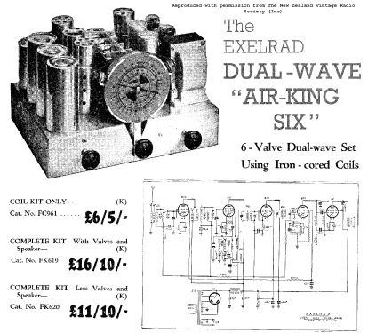 Exelrad Dual-Wave Air-King Six 6DX1; Turnbull & Jones Ltd (ID = 2987110) Kit