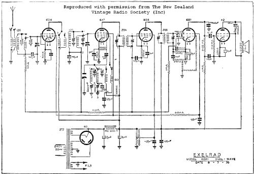 Exelrad Dual-Wave Air-King Six 6DX1; Turnbull & Jones Ltd (ID = 2987111) Bausatz