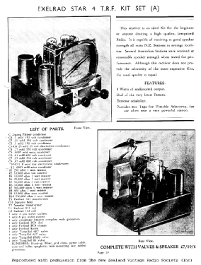 Exelrad Star 4 ; Turnbull & Jones Ltd (ID = 2988961) Radio