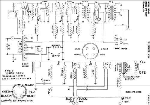 MC-16 ; Turner Co. The; (ID = 454662) Ampl/Mixer