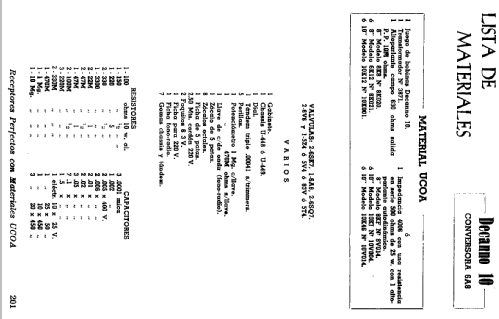 Decanno 10; UCOA; Buenos Aires (ID = 245786) Kit