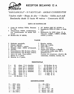 Decanno 15-A; UCOA; Buenos Aires (ID = 2934732) Radio