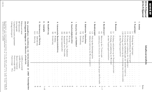 HiFi-Special 22; Uher Werke; München (ID = 249062) Enrég.-R