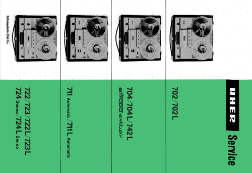 724 Stereo; Uher Werke; München (ID = 1531684) R-Player