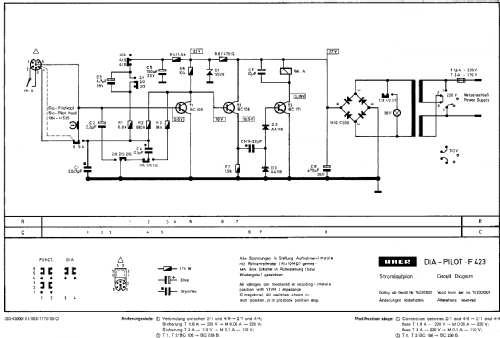 Dia-Pilot F423; Uher Werke; München (ID = 1288096) mod-past25