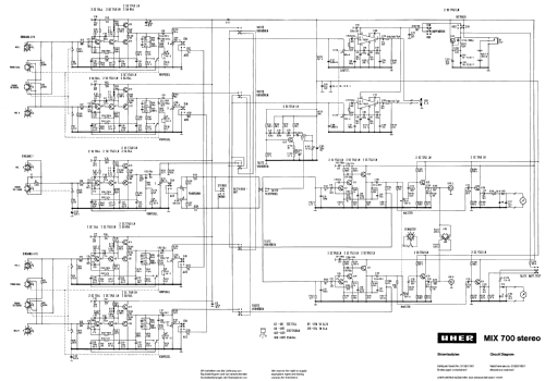 Stereo Mix 700 A126; Uher Werke; München (ID = 1117472) Ampl/Mixer