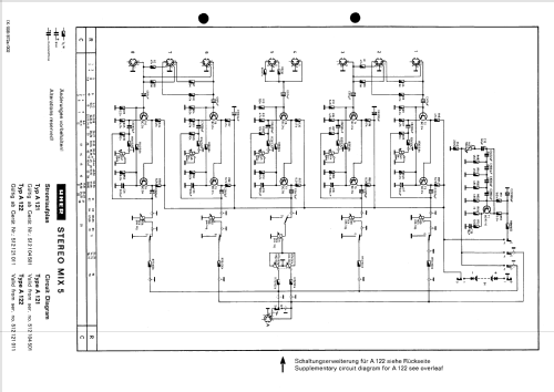 Stereo-Transistor-Mischpult Mix 5 A121; Uher Werke; München (ID = 2095896) Ampl/Mixer