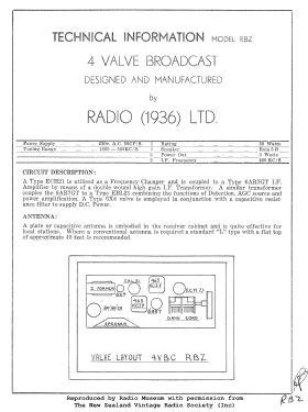 Ultimate 'Cygnet' RBZ; Ultimate Brand, (ID = 2880109) Radio