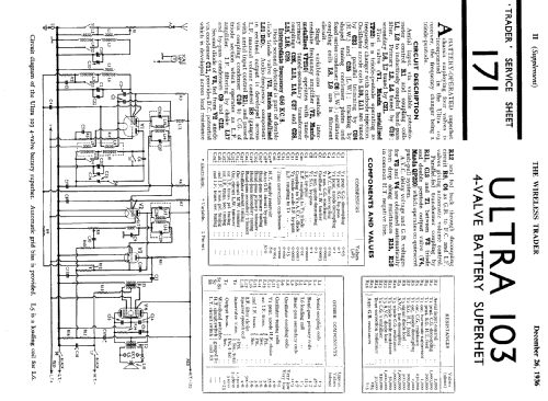 103 ; Ultra Electric Ltd.; (ID = 1034462) Radio