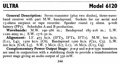 6120; Ultra Electric Ltd.; (ID = 807935) Radio