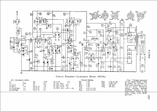 Ultragram ARG891; Ultra Electric Ltd.; (ID = 556446) Radio