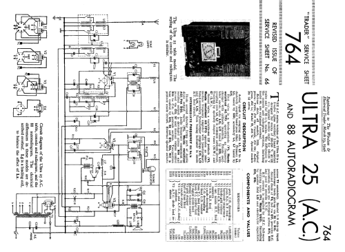 Autoradiogram 88; Ultra Electric Ltd.; (ID = 2177081) Radio