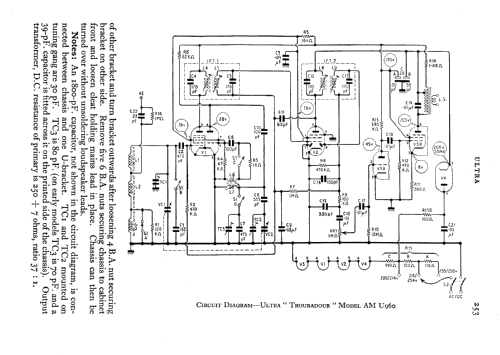 Troubadour U960; Ultra Electric Ltd.; (ID = 576805) Radio