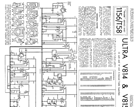 V814; Ultra Electric Ltd.; (ID = 1051700) Television