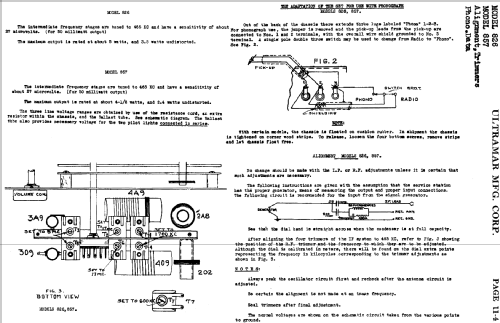 826 ; Ultramar Mfg. Corp. (ID = 444201) Radio