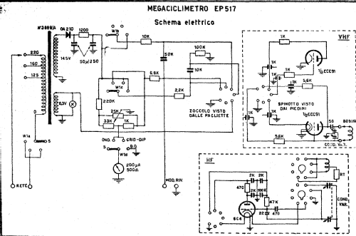 Megaciclimetro EP-517 VHF-HF; Unaohm Start, Ohm, E (ID = 738201) Equipment