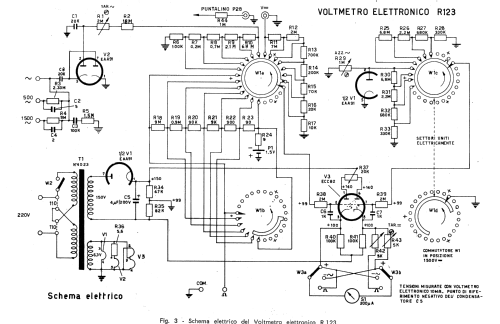 Voltmetro Elettronico R123; Unaohm Start, Ohm, E (ID = 664011) Equipment