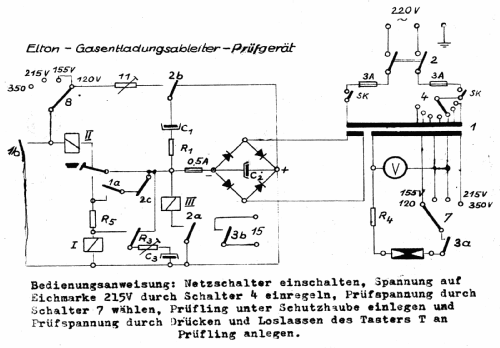 Elton Gasentladungsableiter-Prüfgerät 312; UNBEKANNTE FIRMA D / (ID = 3113588) Equipment