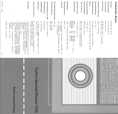 Monza 62 modern Ch= Telefunken Gavotte 1153 / Truhen-Spezial-Chassis 1150; UNBEKANNTE FIRMA D / (ID = 1839567) Radio