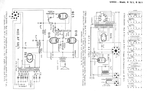 Octaunda R98/1; Unda Radio; Como, (ID = 261804) Radio