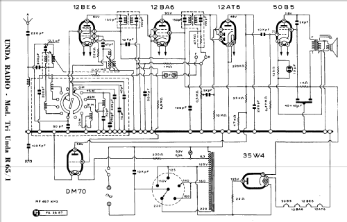 Tri Unda R65/1; Unda Radio; Como, (ID = 954910) Radio