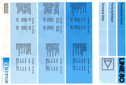 Linie 80 MA 60/90; Uniton AG; (ID = 1601175) Ampl/Mixer