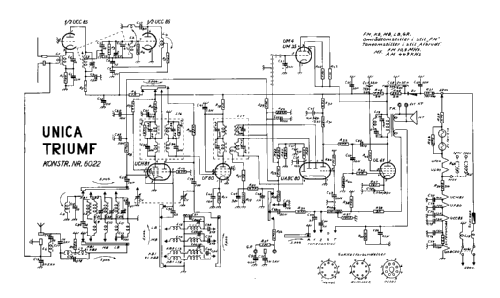 Triumf 6022 ; Unica Radio, Rudolph (ID = 2329777) Radio