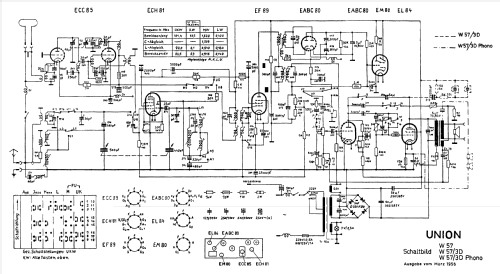 Phonosuper W57/3D; Union-Ring e.V.; (ID = 1576653) Radio