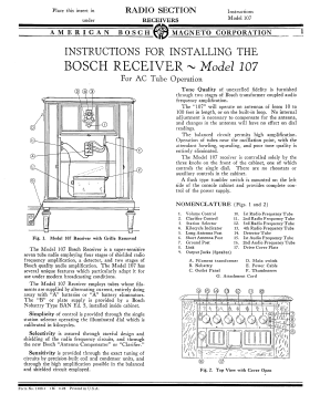 107 AC ; United American (ID = 2867215) Radio