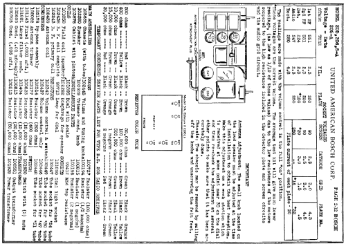 Personal Radio 205A ; United American (ID = 474840) Radio