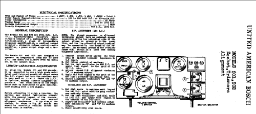 501 Vibro-Power ; United American (ID = 776466) Radio