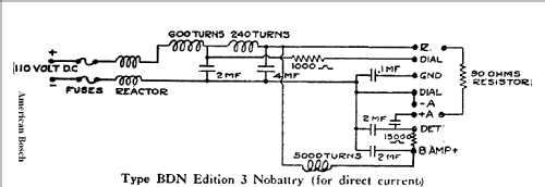 BDN Edition 3 'B' power supply; United American (ID = 771482) Strom-V