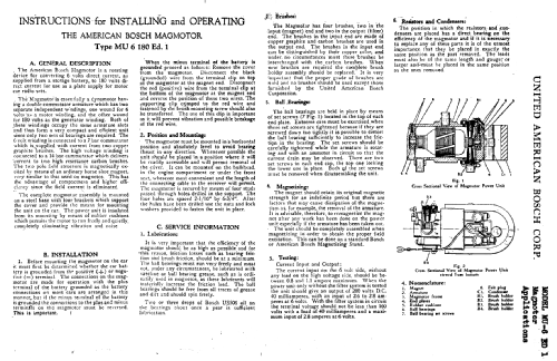 Magmotor MU6; United American (ID = 771496) A-courant