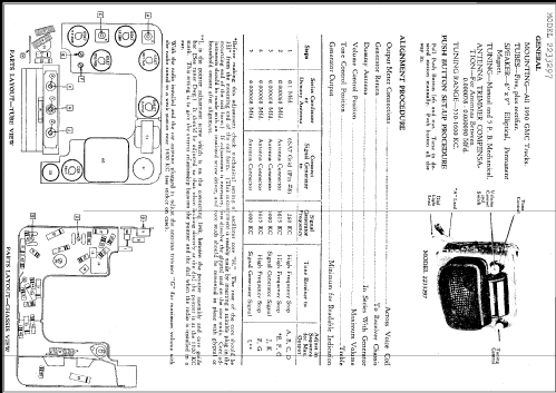 2233297 GMC Truck Radio ; United Motors (ID = 256445) Car Radio