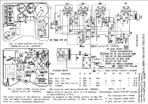 405063 Oldsmobile; United Motors (ID = 786295) Car Radio