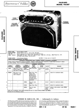 Packard 416387; United Motors (ID = 3023654) Car Radio